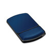 Gel Wrist Rest and Mouse Pad (Sapphire/Black, Jewel Tones)