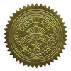 Self-Adhesive Gold Foil Seals