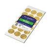 Self-Adhesive Embossed Gold Seals