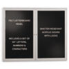 Ghent Enclosed Letterboard (Global Product Type : Boards-Enclosed Letterboard, Board Type : Enclosed Letterboard, Board Width : 48 in)