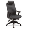 Global Aspen� Series Executive Back Multi-Tilt Chair With Headrest (Global Product Type : Rolling Chair, Features Functions : 1-Pneumatic Seat Height Adjustment, 11-Tilt Tension, 12-Tilt Lock, 13-Posture Lock, 2-Back Height Adjustment, 3-Seat Depth Adjustment, 6-Tilt, Arms, Headrest, Seat Width : 19 1/2 in)