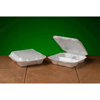 Foam Hinged Lid Carryout Containers (Compartments : Small, Three compartment)