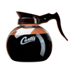 Glass Decanter, Brown Handle (Quantity : 3 per Case, Material : Crystalline Glass, Color : Brown Handle)