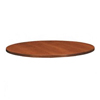 Round Conference Table Top (Color: Bourbon Cherry, Material: Wood)