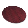 Round Conference Table Top (Color: Mahogany, Material: Wood)