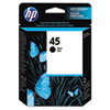Hewlett Packard HP&reg; 51645A (HP 45) Ink, 830 Page-Yield, Black HEW 51645A140