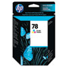 Hewlett Packard HP&reg; C6578DN (HP 78) Ink, 450 Page-Yield, Tri-Color HEW C6578DN140