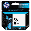 Hewlett Packard HP&reg; C6656AN (HP 56) Ink, 450 Page-Yield, Black HEW C6656AN