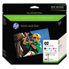 HP 02 Series Photo Paper Value Pack (Sheet Size (W x H) : 4 in x 6 in, Sheet Quantity : 150, Paper Finish : Glossy)