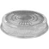 Round Serving Aluminum Trays & Lids (Size : 18 Size, Quantity : 25 per Case)