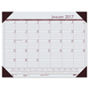 EcoTONES� Monthly Desk Pad Calendar (Mountain Gray)