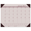 EcoTONES� Monthly Desk Pad Calendar (Sunrise Rose)