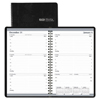 Weekly Appointment Book, Ruled For Half-Hour Appointments, One Week Per Spread (Black, 5 x 8 Page Size)