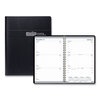 Weekly Appointment Book, Ruled For Half-Hour Appointments, One Week Per Spread (Black, 5 x 8 Page Size)