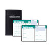 Express Track Weekly/Monthly Appointment Book Ruled For Hourly Appointments, One Week Per Spread (Black, 5 x 8 Page Size)