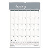 One Month Per Page Wirebound Monthly Wall Calendar (12 x 17)