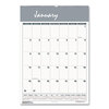 One Month Per Page Wirebound Monthly Wall Calendar (22 x 31-1/4)