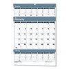 Three Months Per Page Wirebound Wall Calendar (15-1/2 x 22)
