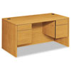 HON� 10500 Series Double Pedestal Desk (Global Product Type : Desks-Double Pedestal Desk, Top Shape : Rectangular, Top Color/Finish : Harvest)