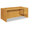 desks: HON - HON® 10500 Series Large "L" Workstation Single Pedestal Desk