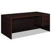 10500 Series 72 x 36 Single Pedestal Desk, Bridge