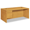 desks: HON - HON® 10500 Series Large "L" Workstation Single Pedestal Desk
