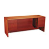 10700 Waterfall Edge Series Kneespace Credenza with Three-Quarter Height Pedestals