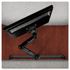 HON� Announce� Series Bridge-Mounted Monitor Rail System (Global Product Type : Workstation Accessories-Monitor Rail System, Color(s) : Black, Width : 8 1/8 in)