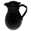 Poly Lined Black Swirl Design Carafe