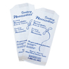 Courtesy Disposal Bags (Color : White with Blue Print, Quantity : 500 per Case)