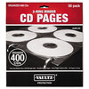 Vaultz� CD Binder Pages (Global Product Type : Media Sleeves-Double-Sided Refill Sheet, Media Stored : CD, DVD, Capacity (text) : 8)