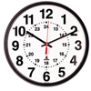 Room+Accessories: Chicago Lighthouse Black Quartz 12-24 Hour Wall Clock
