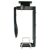 Kelly Computer Supply Lockable CPU Holder (Global Product Type : CPU Holders-Mobile, Color(s) : Black, Overall Dimensions : 3 1/2 x 12 1/2)