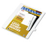 Kleer-Fax� 80000 Series Alpha Side Tab Legal Index Divider (Global Product Type : Index Dividers-Preprinted, Tab Style : 1-Tab, Tab Color(s) : White)