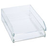 Clear Acrylic Double Letter Tray