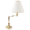 Brass Swivel Arm Lamp