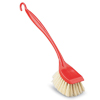 Long Handle Tampico Scrub Brushes (Color : Red White, Quantity : 6 per Case)