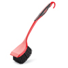 Long Handle Utiltity Brushes (Color : Red Black, Quantity : 6 per Case)