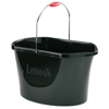 Big Utility Buckets (Capacity : 5 Gallon Capacity, Quantity : 6 per Case, Color : Black with Red)