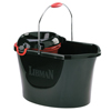 3 in 1 Utility Buckets (Capacity : 5 Gallon Capacity, Quantity : 2 per Case, Color : Black with Red)
