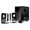 Logitech� LS21 2.1 Stereo Speaker System (Color(s) : Black/Silver, Global Product Type : Speakers, Cable Length : 5 ft)