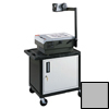 Luxor Endura Video Equipment Table with Cabinet LUXLE26C-G