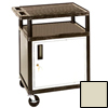 Luxor Endura Video Equipment Table with Cabinet LUX LE34C-P