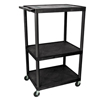 Carts+&+Stands: Luxor - 54" Plastic Shelf Cart & Stand