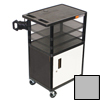 Luxor Multi-Height Endura Video Equipment Table with Cabinet LUX LEDUOC-G
