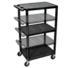 Luxor Multi-Height Endura Video Equipment Table LUX LEDUO-B