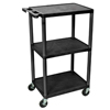 Luxor 42 Plastic Shelf Cart & Stand LUX LP42