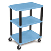 Luxor Specialty Utility Cart in Blue LUXLWT34SBU