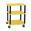 Luxor Specialty Utility Cart in Yellow LUXLWT34SY