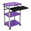 Luxor 42 Tuffy Presentation Station With Pullout Shelves and Electric LUX WTPSLP42PE-N